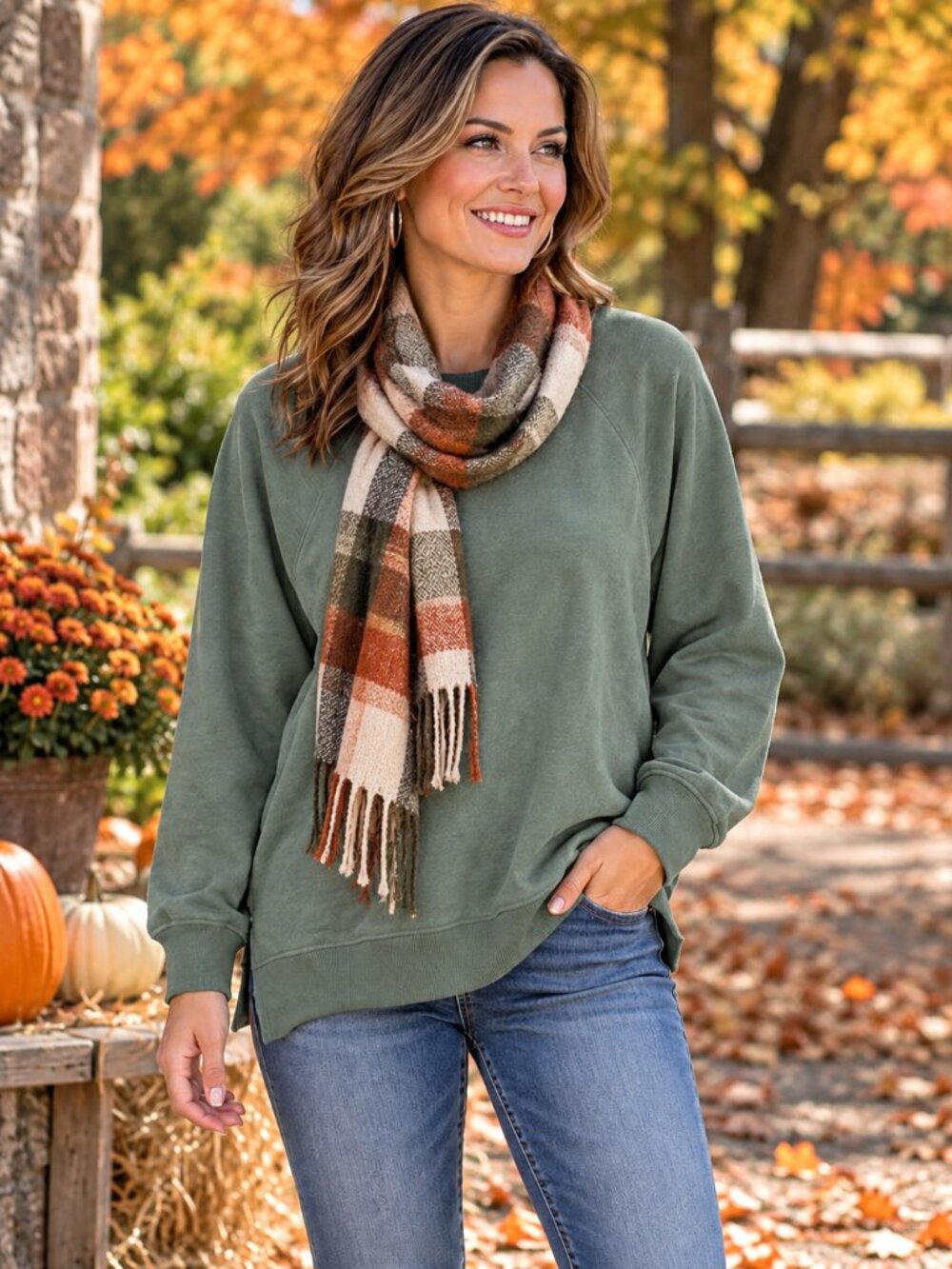 AMERICAN EAGLE Sweatshirt Ahh-Mazingly Soft Crew Neck Medium Green NWOT XS